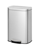 Garvee Küchenmülleimer 50 L mit Soft-Close Deckel & Inneneimer, Ergonomisch, Silber, pflegeleicht, rostbeständig - Silber