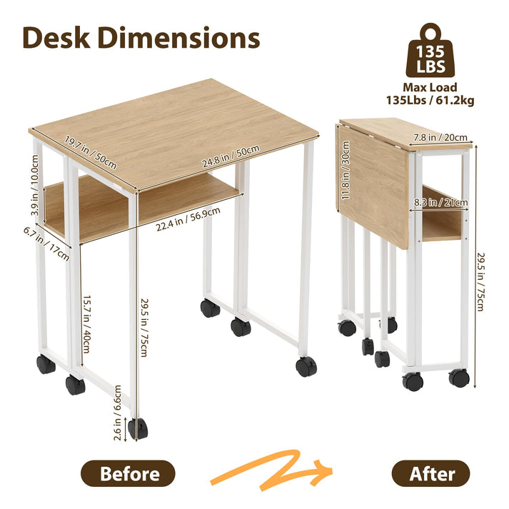 Platzsparendes Design