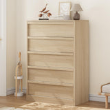 Garvee 5-Schubladen-Kommode Modern Holz Mit Großem Stauraum Für Schlafzimmer Und Wohnzimmer 29.5"W x 15.9"D x 43.3"H
