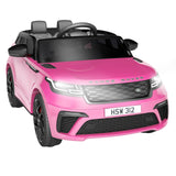 Garvee Fuchsia Elektro-Kinderauto Land Rover 12V, 2-Sitzer mit Fernbedienung Für Kinder 3-8 Jahre - Rosa