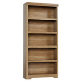GARVEE Bücherregal, 5 Ebenen, 80 cm breit, MDF, verstellbare Ablagen, Carolina-30 – für Wohnzimmer & Schlafzimmer - Carolina-30