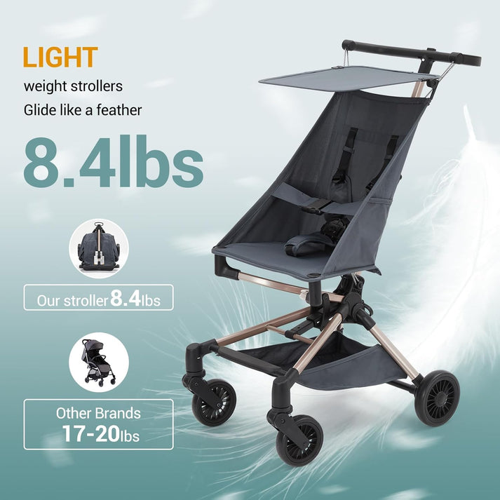 Kompaktes & leichtes Design des Kinderwagens