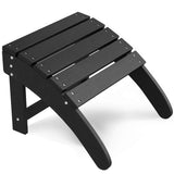 Garvee Ottomán HDPE Para Silla Adirondack Resistente Al Clima Fácil De Montar Jardín Patio 18''W x 18.7''D x 14.1''H - 