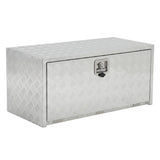 Garvee LKW-Werkzeugbox 76×46 cm, Aluminium, Wasserdicht, für Pickup, Anhänger & Wohnmobil, Silber - Silber