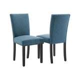 Garvee 2er-Set Akzentstühle aus Bouclé in Beige mit Schaumstoffpolsterung, Seitentasche und Sitz- & Schlaffunktion - Marineblau
