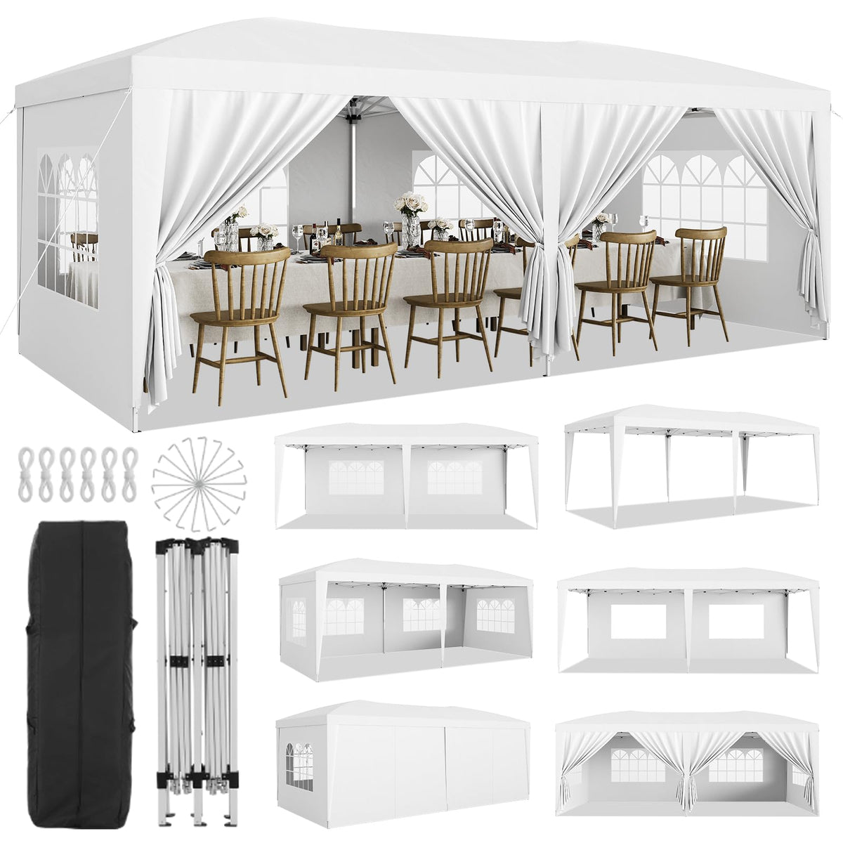 Pavillon Aufbau System