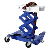 Garvee Getriebeheber 204 kg Niedrigprofil – Hydraulischer Heber aus Stahl, 17,8–58,4 cm Hub, Blau - Blau