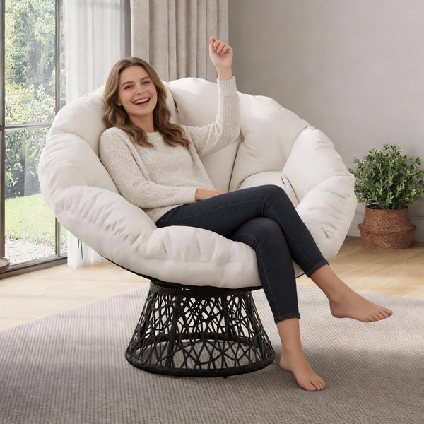 Rundes Papasan-Design