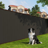 Garvee Sichtschutzzaun 6' x 50' HDPE 180 GSM Schwarz Für Garten & Terrasse, UV-Beständig, Reißfest - Schwarz