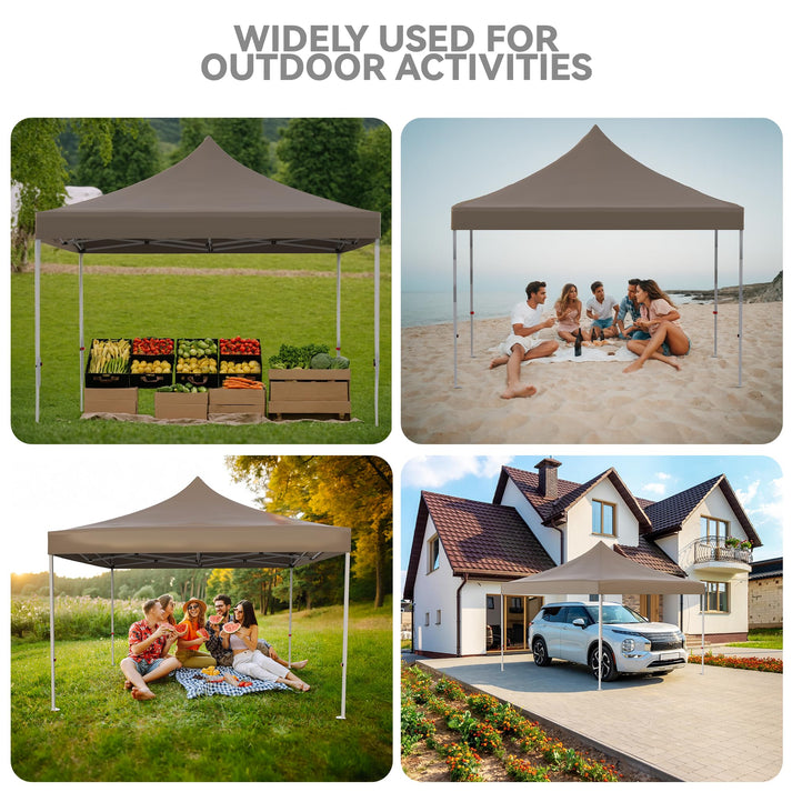 GARVEE 3 x 3 m Pop-Up Canopy mit Seitenwänden und One-Push-Technologie