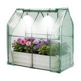 Garvee Hochbeet mit Insektennetz und, 120 × 90 × 30 cm, Eigene Fläche für den Anbau, Beige - Beige