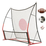 Garvee Fußball Rebounder 6x4 ft – Robust, Vielseitig, Ideal für Training im Innen- und Außenbereich - Schwarz