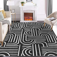 Garvee Waschbarer Kurzflor Teppich 80 x 150 cm Hellgrün Rutschfest Für Wohnzimmer Schlafzimmer