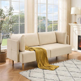 Garvee Sofa, LED, Kippschutz, Integrierte LED-Beleuchtung, Auf Raumgröße abgestimmt, Beige