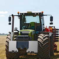 Garvee Skid-Steer-Montageplatte 117 × 47 cm, 9,52 mm Q235B-Stahl, zum Schweißen oder Verschrauben