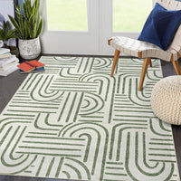 Garvee Waschbarer Kurzflor Teppich 80 x 150 cm Hellgrün Rutschfest Für Wohnzimmer Schlafzimmer
