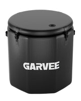 Garvee Ice Bath Tub XXL Für Athleten, 186 Gallonen, Military-Grade PVC, Kompatibel Mit Wasserchiller, Tragbar, Isolierter Deckel, Sport Und Erholung - Schwarz