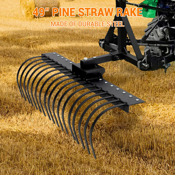 Robuste Stahlkonstruktion des Landschaftsrechens