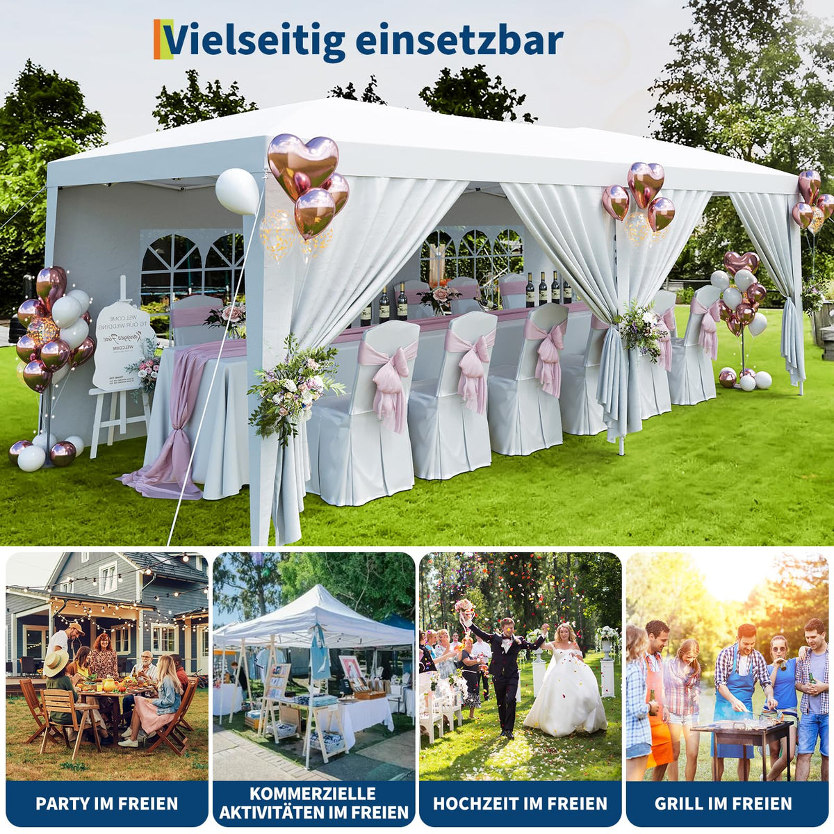 Faltpavillon Einsatzbereich Event