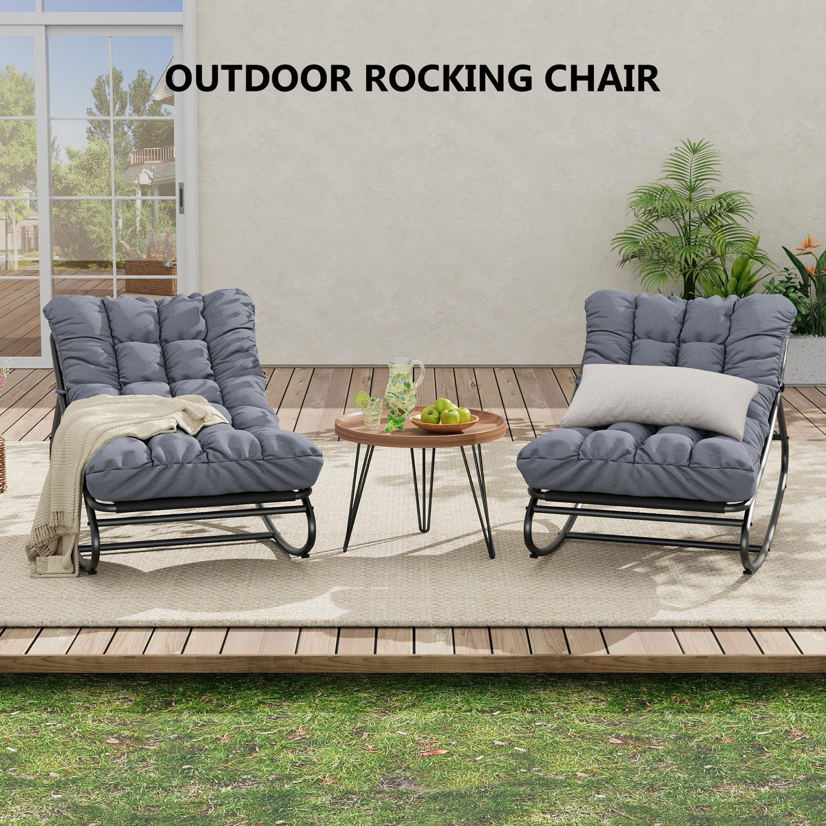 Outdoor Schaukelstuhl modern