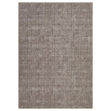 Garvee Maschinenwaschbarer Teppich Für Wohnzimmer Uni-Farbe Rutschfest Pflegeleicht 160x230cm Grau - Braun