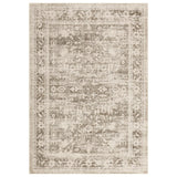 Garvee Waschbarer Faltbarer Teppich 100% Polyester Kunstkaschmir Blumendesign Weich Für Wohnzimmer Schlafzimmer Balkon - Braun