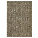 Garvee Vintage Orientteppich Waschbarer Kurzflor Teppich 120x170 cm Pearl Velvet Polyester Für Wohnzimmer Schlafzimmer Beige - Kamel