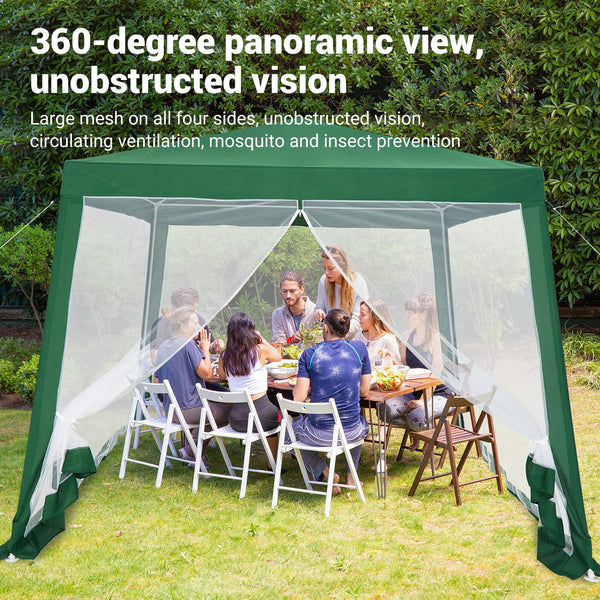 GARVEE Pop-up Canopy mit One-Push Verriegelung und drei Höhenstufen