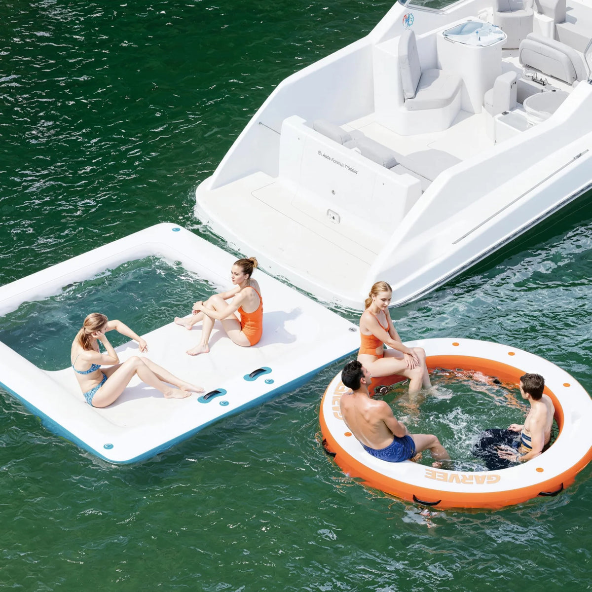 Stabile PVC Schwimmplattform Konstruktion