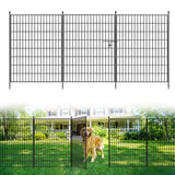 Garvee Steckzaun für Garten und Beete 101, 101,6 cm hoch. 3,6 m Gesamt, 5 Paneele mit Tor - 