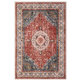 Garvee Boho Vintage Teppich Waschbar Weicher Kunstlammvelours Für Wohnzimmer Schlafzimmer Bad Küche Flur Büro Grau-Blau 80x150cm