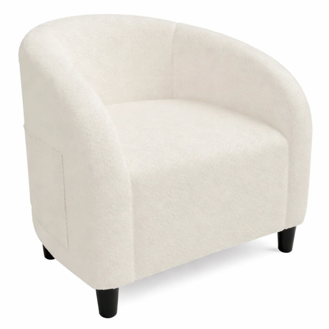 Garvee Velvet Club Chair, U Rückenlehne, Gepolstert, Retro, Für Wohnzimmer & Schlafzimmer