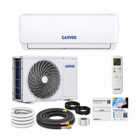 Garvee AUX Split Klimaanlage 12000BTU Klimageräte mit Heizfunktion Kältemittel R32 Inkl. Montagematerial, A++ Energieeffizienz