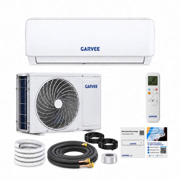 Garvee AUX Split Klimaanlage 12000BTU Klimageräte mit Heizfunktion Kältemittel R32 Inkl. Montagematerial, A++ Energieeffizienz