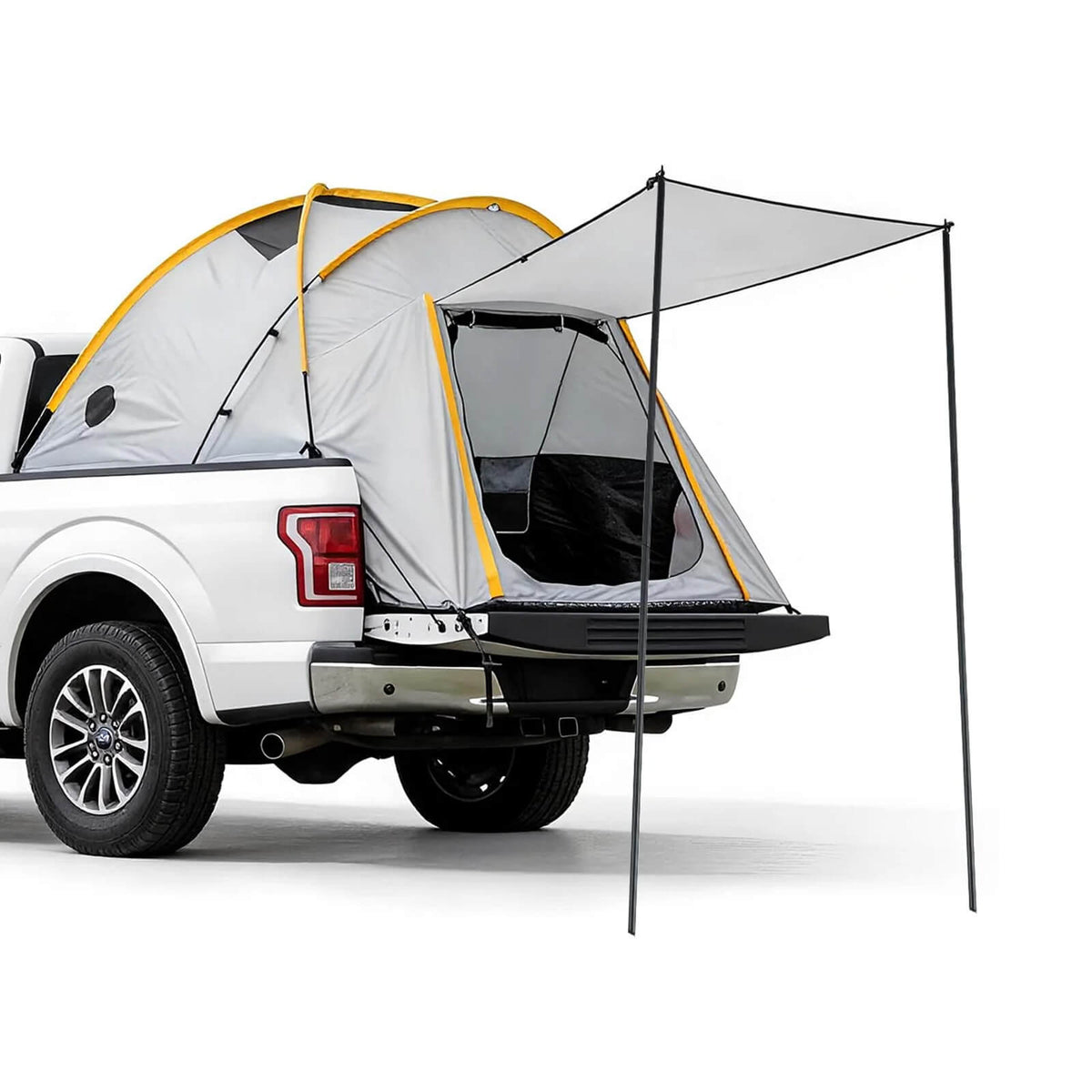 Garvee Pickup-Zelt mit Markise, PU3000 Ladeflächenzelt für Camping, Roadtrips & Overlanding, Transparent