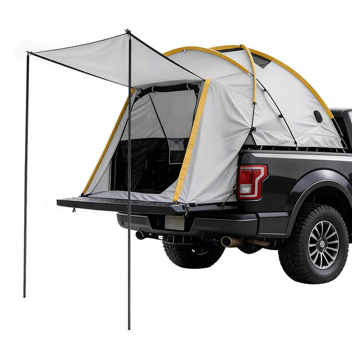 Garvee Pickup-Zelt mit Markise, PU3000 Ladeflächenzelt für Camping, Roadtrips & Overlanding, Transparent