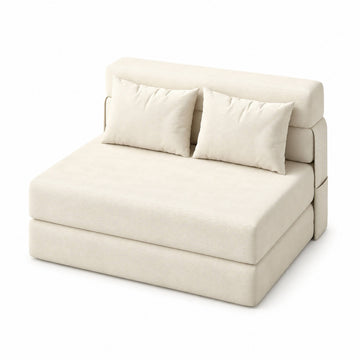 Garvee 4-in-1 Schlafsofa aus Cord, modulares Sofa mit Schlaffunktion, Chaiselongue, Schaumstoffpolsterung und integriertem Stauraum, für Wohnzimmer und Gästezimmer