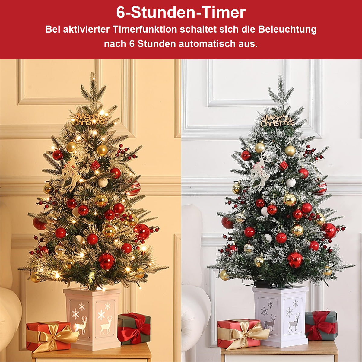 6-Stunden-Timer für die LED-Beleuchtung