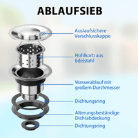 Garvee Spültisch Spülbecken Edelstahl (71 × 51 × 86 cm), Einzelbecken mit ausziehbarer 360°-Armatur & Unterablage, freistehende Küchenspüle für Restaurant, Garage und Waschküche
