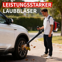 Garvee Benzin-Rucksacklaubbläser 43cc, 780 CFM, 270 MPH, mit Gasverriegelung und gepolsterten Schultergurten zur Laubentfernung in Garten, Hof, Einfahrt und auf der Terrasse