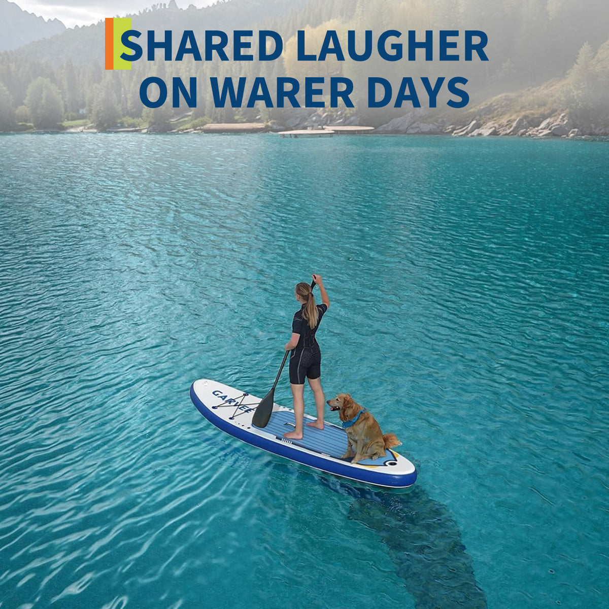 Garvee stabiles SUP-Board mit breiter Standfläche