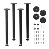 Garvee Tischbeine 71,1 cm – Höhenverstellbar, Metall, Ideal für Büro, Esszimmer und Moderne Möbelgestaltung - 