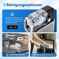 GARVEE 1,9 L Slush-Maschine für Zuhause, 5 Programme, 200-W-Kompressor, LED-Display & Selbstreinigung, ohne Eiswürfel für Slushies und Frozen Drinks