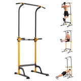 Garvee Klimmzugstange aus 1,2 mm Stahlrohr, robust & platzsparend, rutschfeste Griffe, schnelle Montage, ideal fürs Heimtraining - Gelb