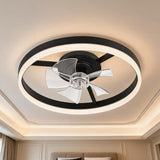 Garvee Leise Ventilator Deckenleuchte LED dimmbar 3 Farbtemperaturen 6 Windstufen Sommer-/Wintermodus energiesparend für Schlafzimmer Wohnzimmer Büro