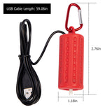 Garvee Tragbares Mini USB Aquarium Luftpumpe Leise Energiesparend Rot - 