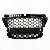 Garvee Wabengrill Set 3-teilig für Audi A3 Sportback 2008–2012, Frontgrill mit Nebelscheinwerferrahmen