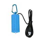 Garvee Aquarium USB Luftpumpe Mini Tragbar Leise Energiesparend Kunststoff Blau Für Fischbecken - Blau