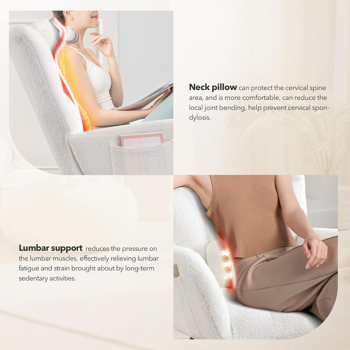 Ergonomischer Schaukelstuhl Schlafzimmer