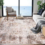 GARVEE Wohnzimmer Teppich Bereichsteppich Weich & Strapazierfähig Polyester Rutschfest Verschiedene Größen Für Wohnzimmer & Schlafzimmer - Braun